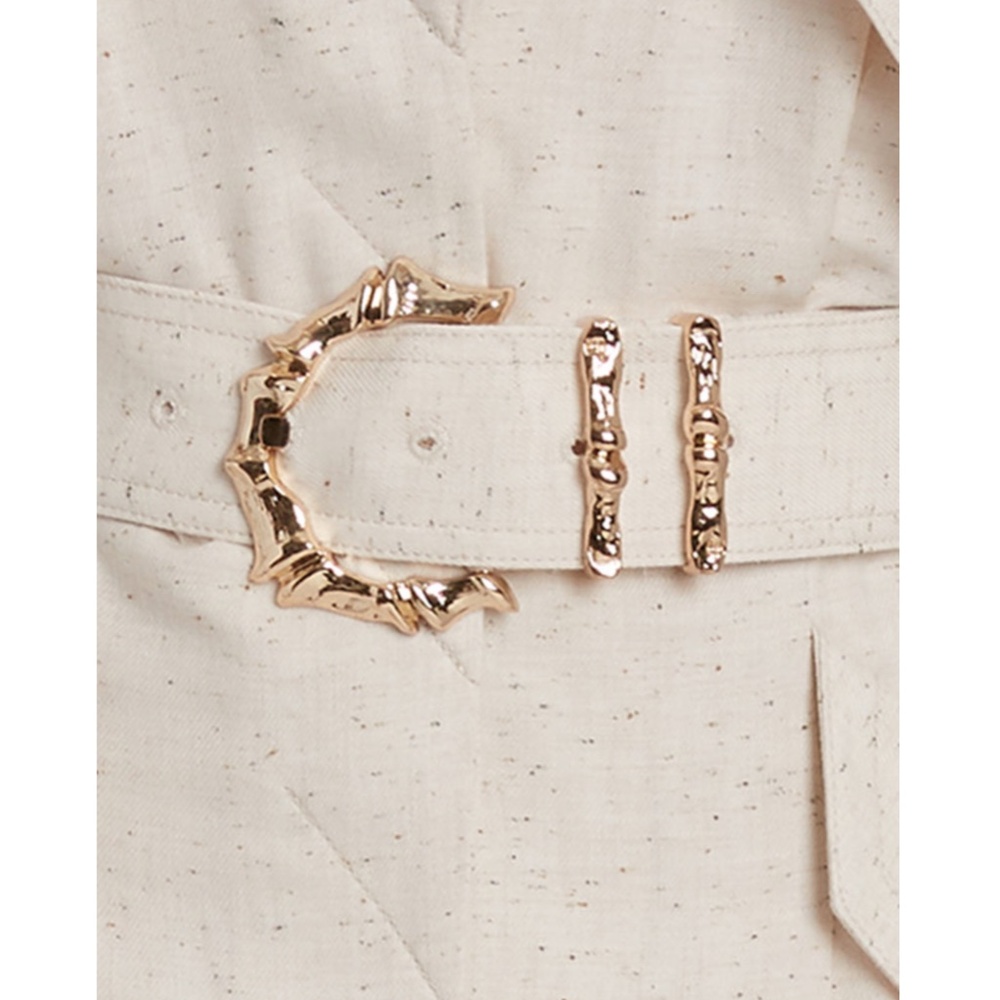 Acler Hanbury Belted Cotton-Blend Jumpsuit $470 EUC Sz 6 - Picture 3 of 4